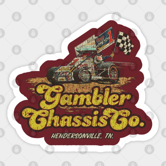 Gambler Chassis Co. 1980 Sticker by JCD666